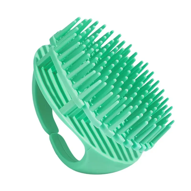 Brosse de massage en silicone pour cuir chevelu et corps, exfoliant capillaire et outil de lavage 9