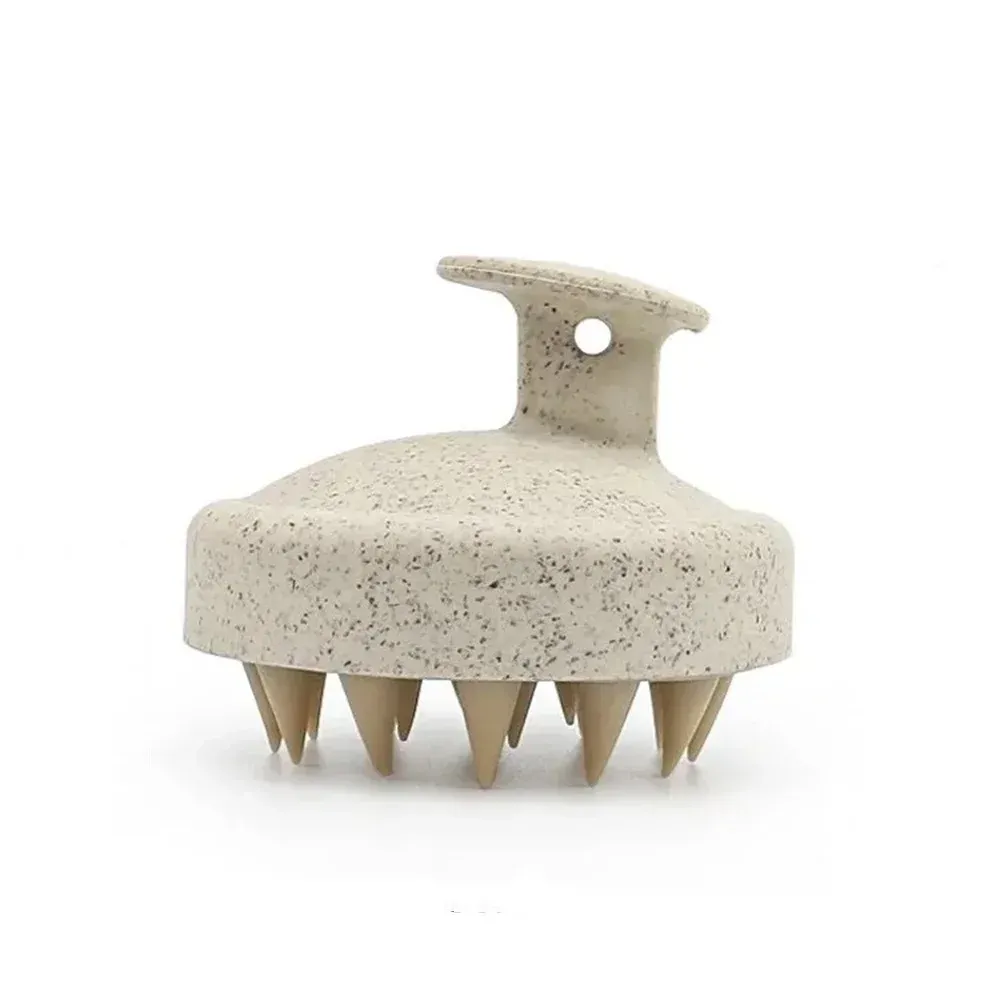 Brosse à shampoing en silicone pour massage du cuir chevelu et du corps 6