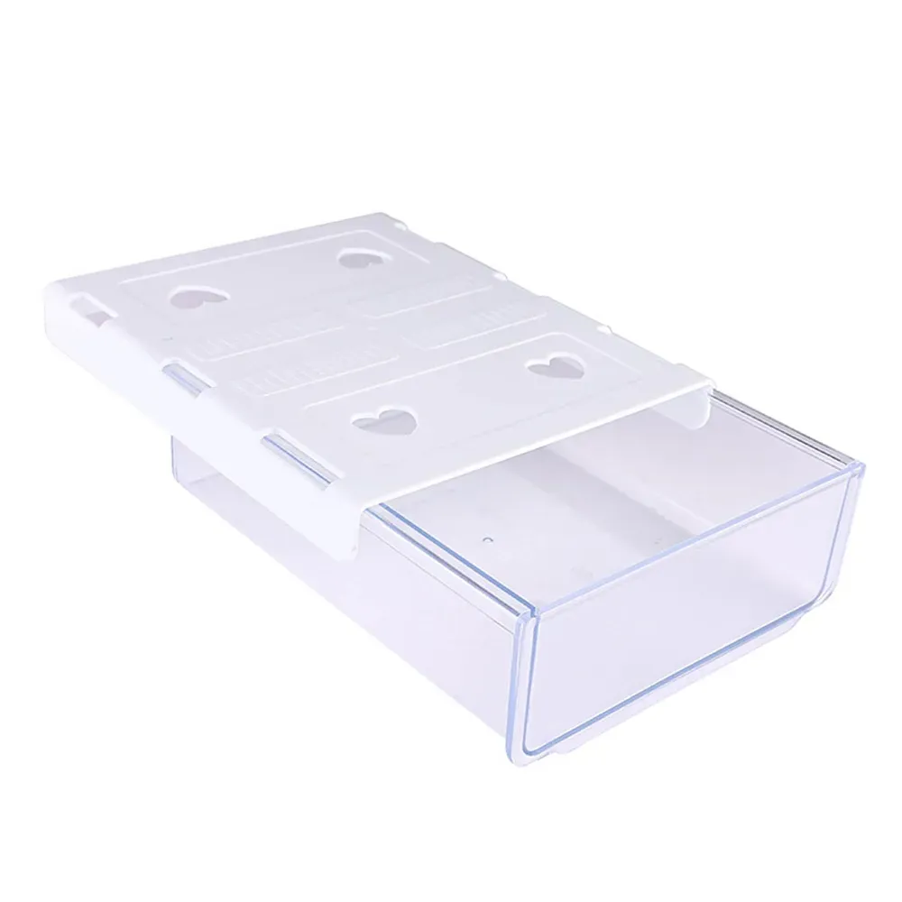 Tiroir transparent sous le bureau, ambiance d'utilisation