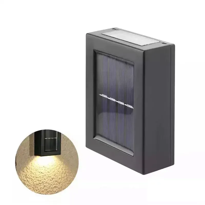 Lampes solaires extérieures à détection, applique murale solaire étanche, éclairage de jardin 9
