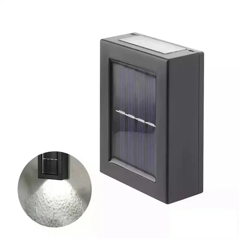 Lampes solaires extérieures à détection, applique murale solaire étanche, éclairage de jardin 8