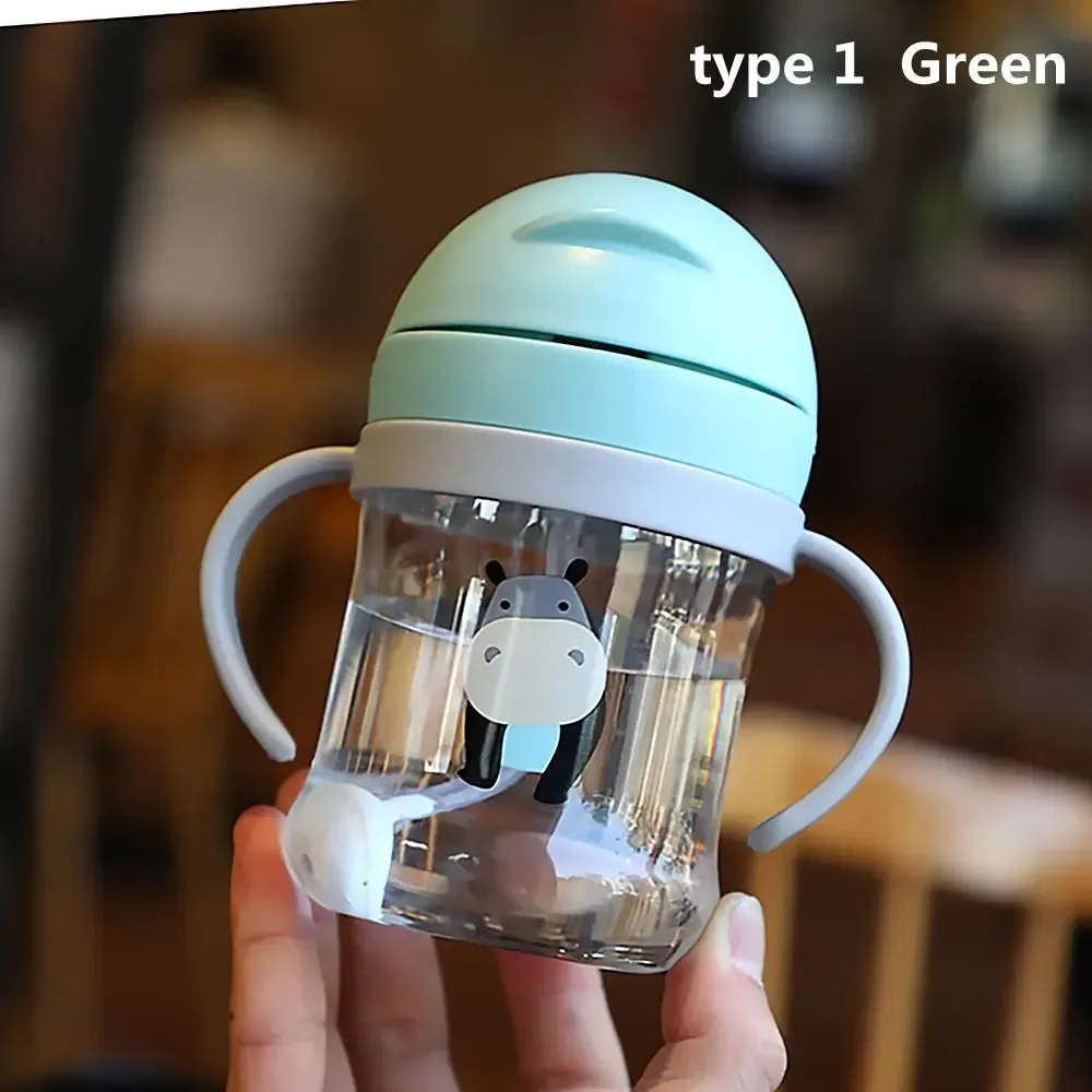 Gourde portable avec paille pour enfants, motif dessin animé, 250 ml 8