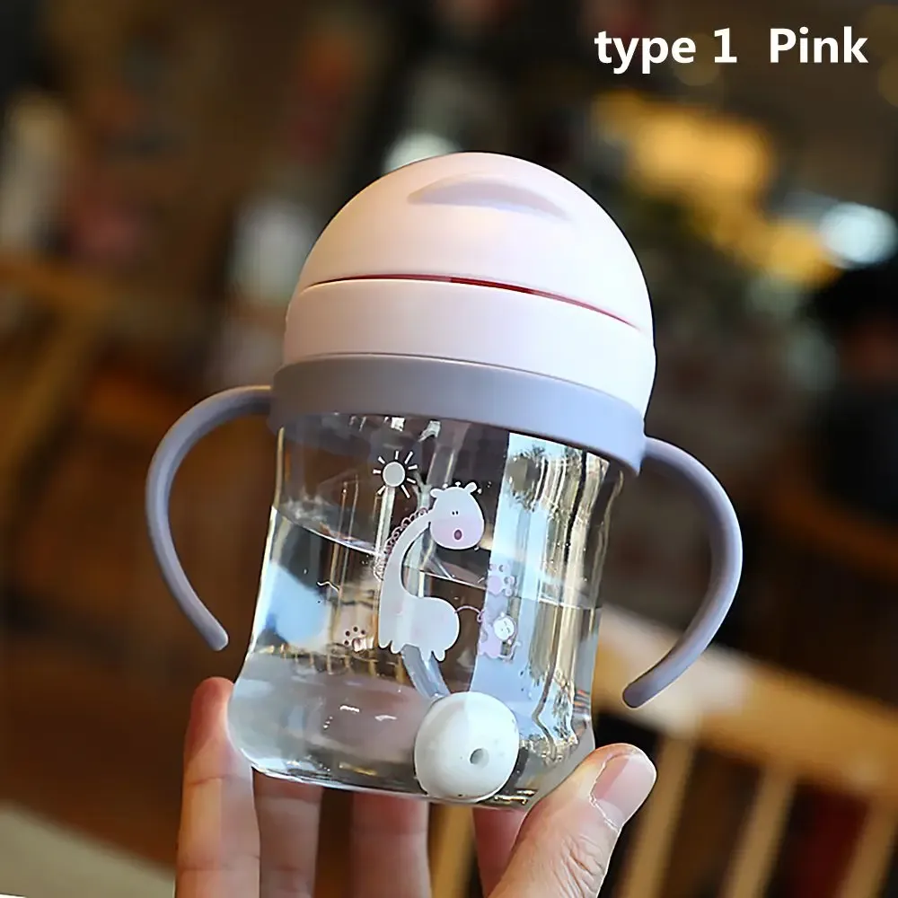 Gourde portable avec paille pour enfants, motif dessin animé, 250 ml 10