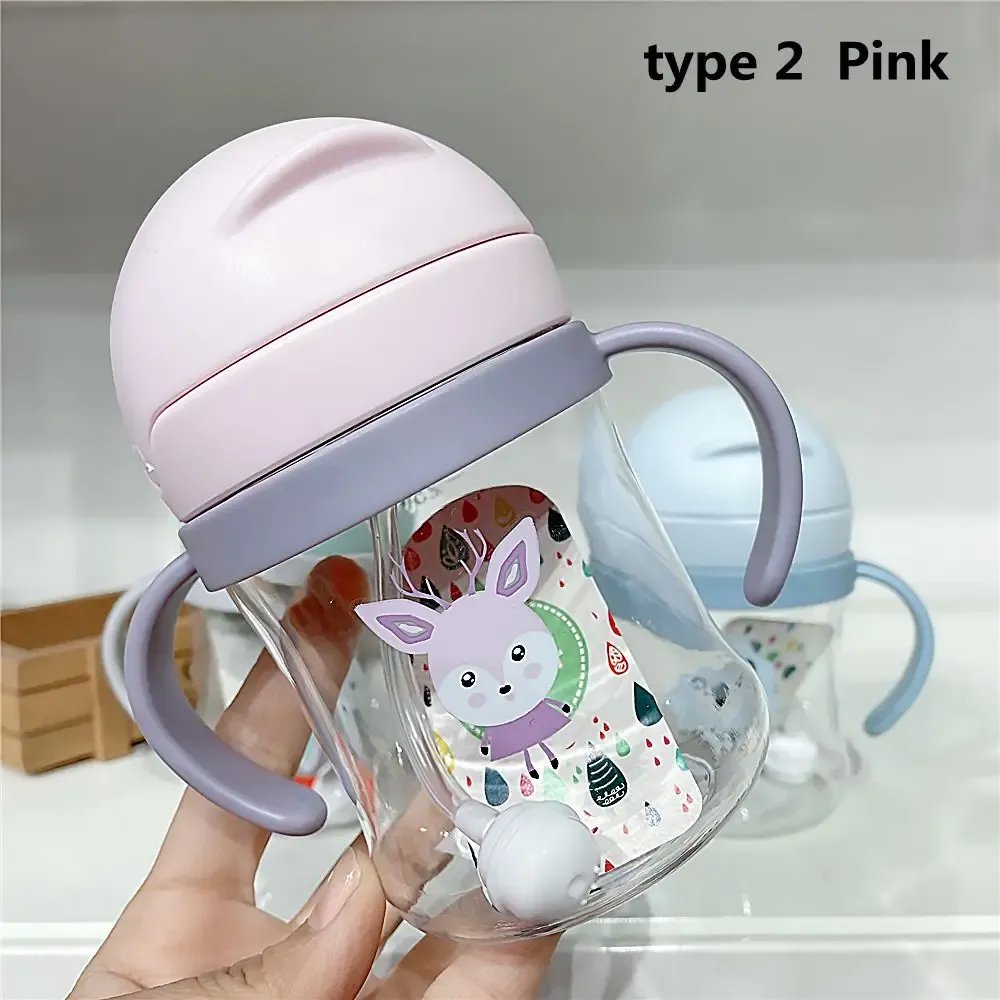Gourde portable avec paille pour enfants, motif dessin animé, 250 ml 9