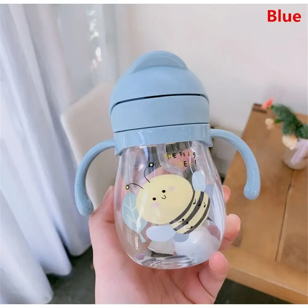 Gourde portable avec paille pour enfants, motif dessin animé, 250 ml 11