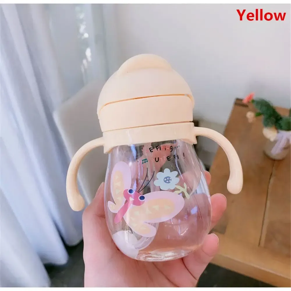 Gourde portable avec paille pour enfants, motif dessin animé, 250 ml 13