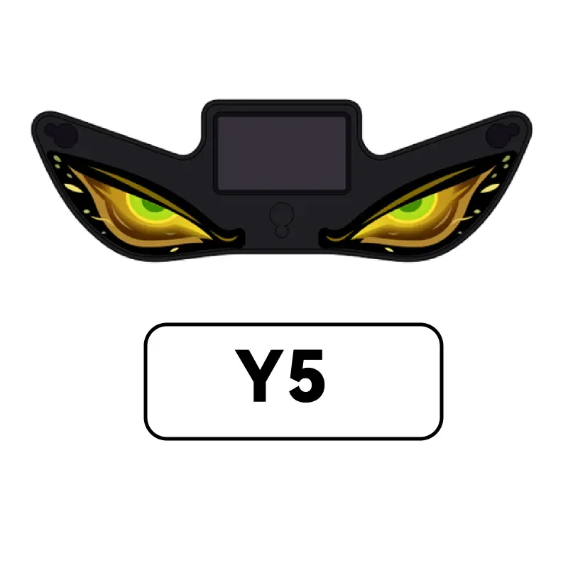 Lampe d'ambiance LED sans fil pour voiture effet « Demon Eye » avec ventouse, rechargeable par USB, à effet respiration 12
