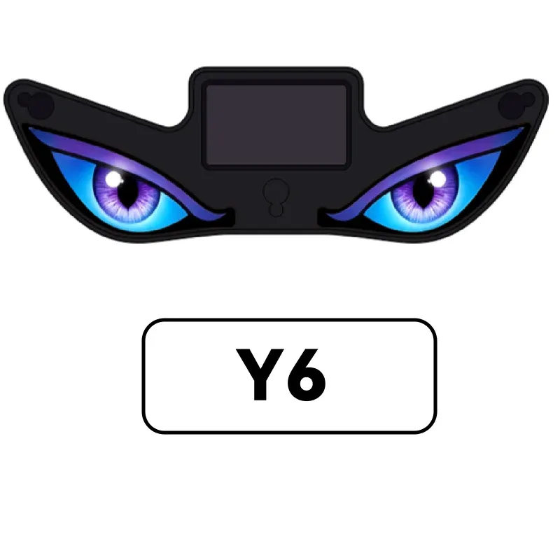 Lampe d'ambiance LED sans fil pour voiture effet « Demon Eye » avec ventouse, rechargeable par USB, à effet respiration 13