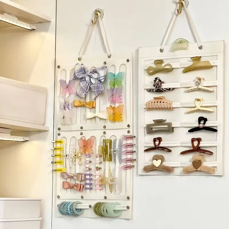 Organisateur mural suspendu pour accessoires de cheveux 4