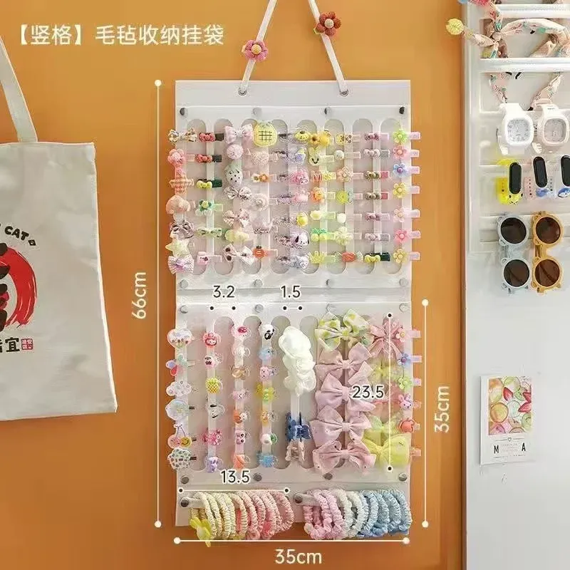 Organisateur mural suspendu pour accessoires de cheveux 5
