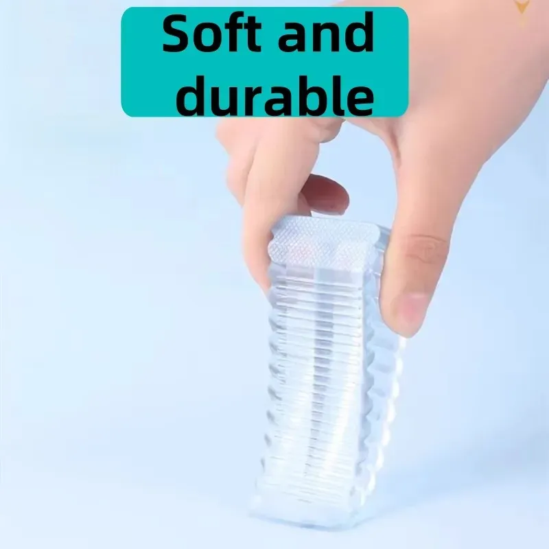 Butoir de porte en silicone sans perçage, cale anti-choc en caoutchouc 3