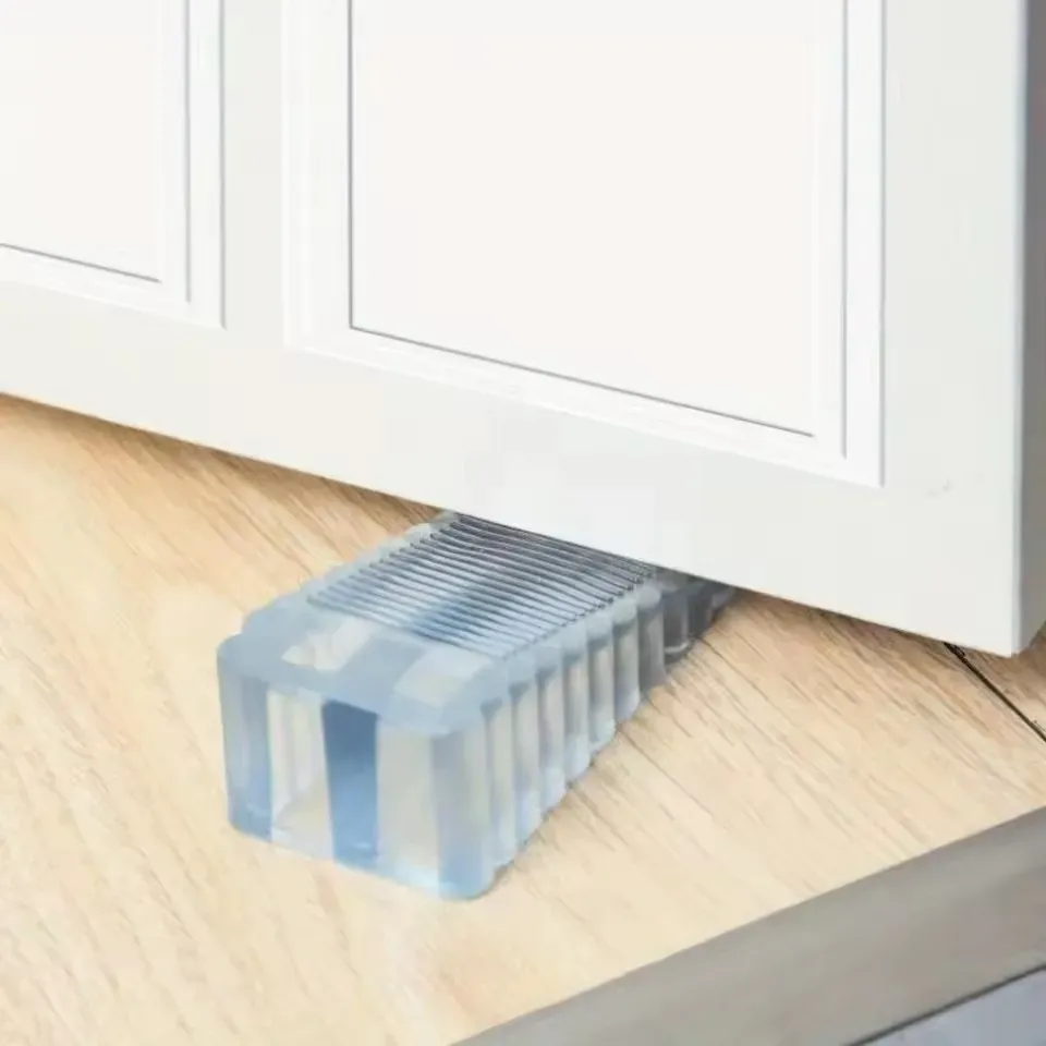Butoir de porte en silicone sans perçage, cale anti-choc en caoutchouc 5