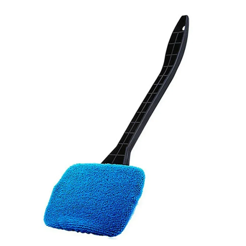 Kit de brosse de nettoyage pour vitres de voiture, outil de nettoyage de pare-brise avec manche long, brosse intérieure pour essuie-glace 11