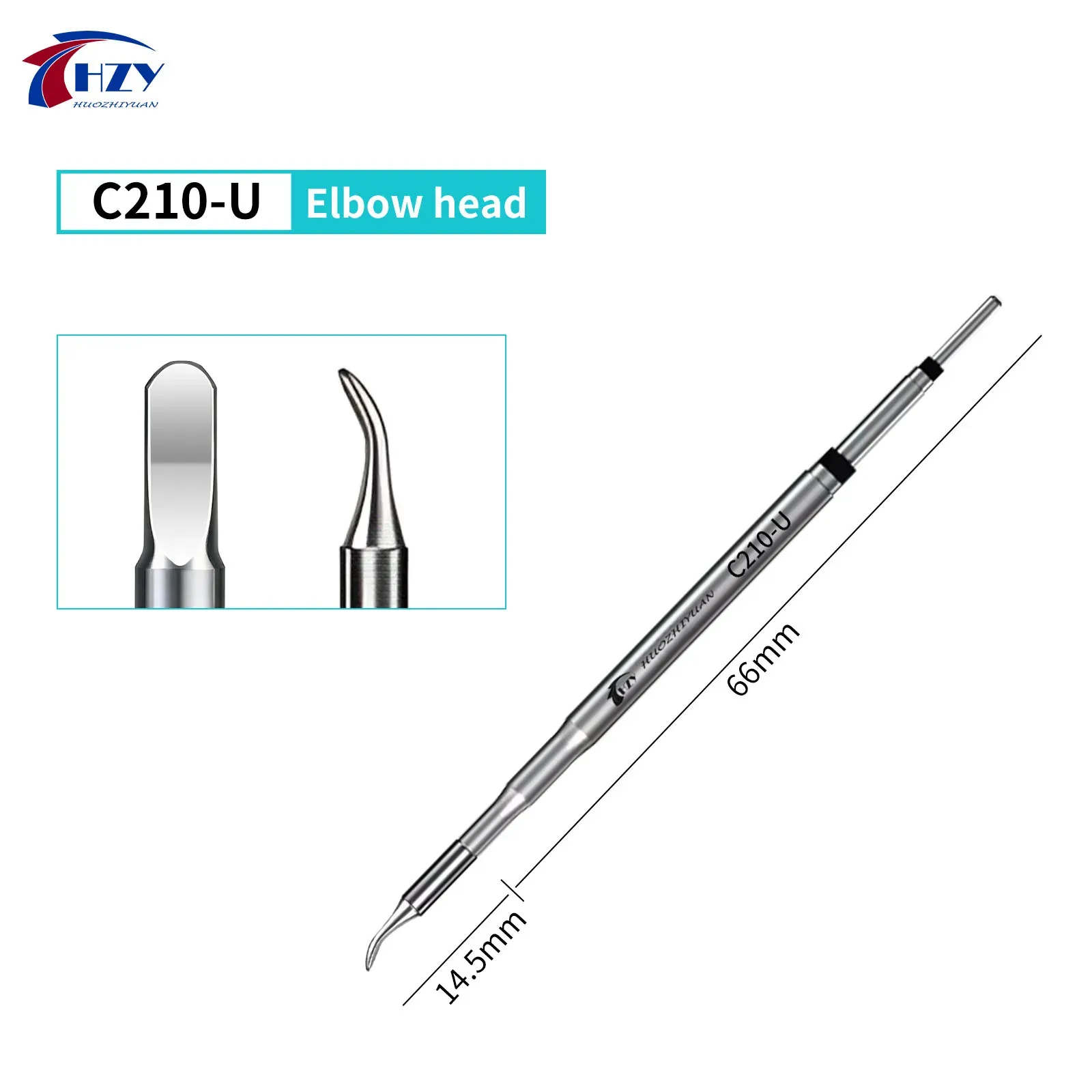 HZY C210 Pointes de fer à souder, outils de soudage K/SK/I/IS universels 210, poignée de fer à souder électrique pour kit de station de soudage T210 12