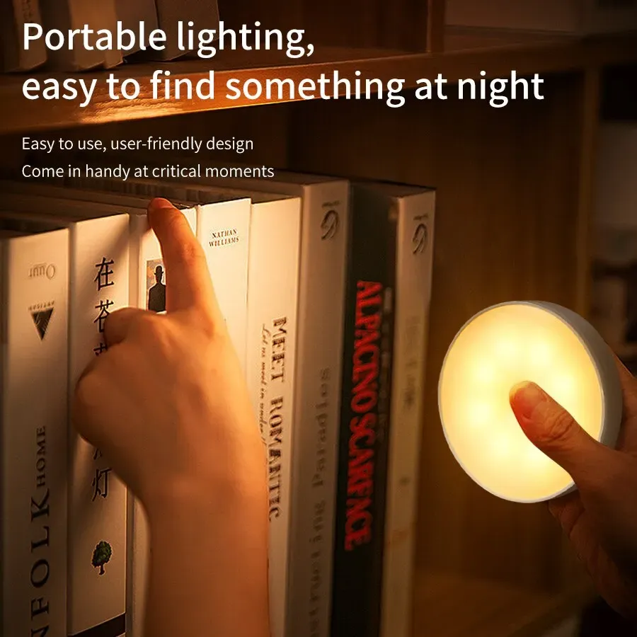 Veilleuse LED rechargeable à capteur de mouvement pour sous-armoire, escalier, placard et cuisine 4