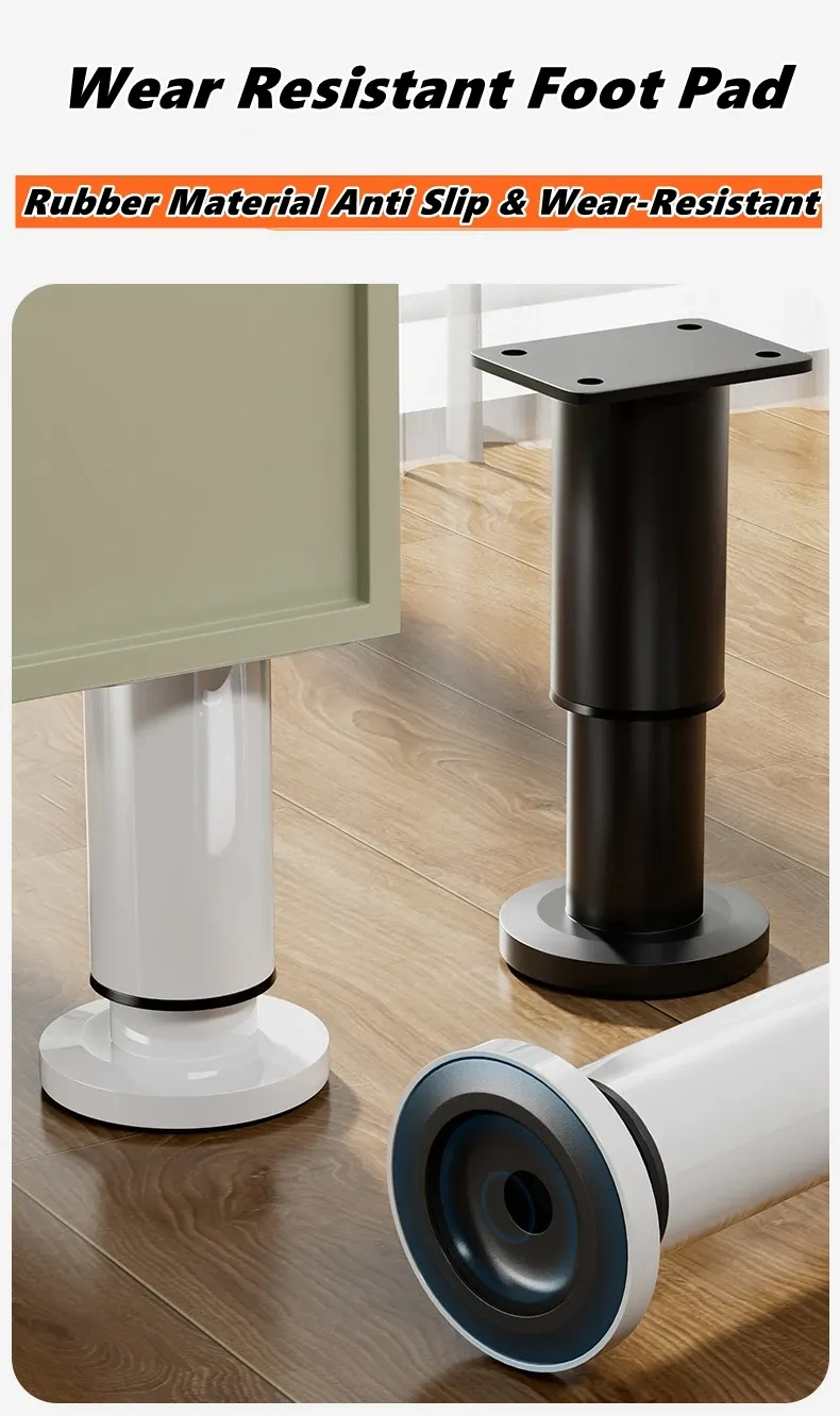 Pieds de support sous une table