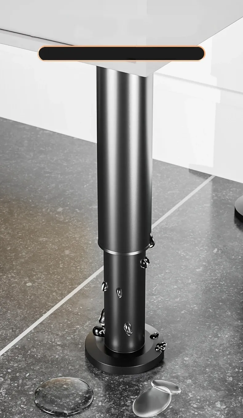 Pieds de meuble réglables, finition élégante