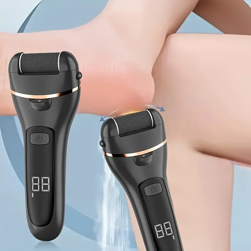 Râpe électrique rechargeable pour pieds – Pédicure USB à vitesses réglables, pour homme et femme