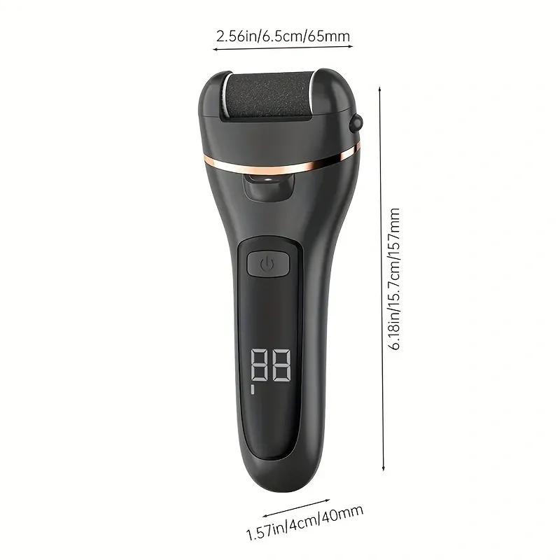 Râpe électrique rechargeable pour pieds – Pédicure USB à vitesses réglables, pour homme et femme 2