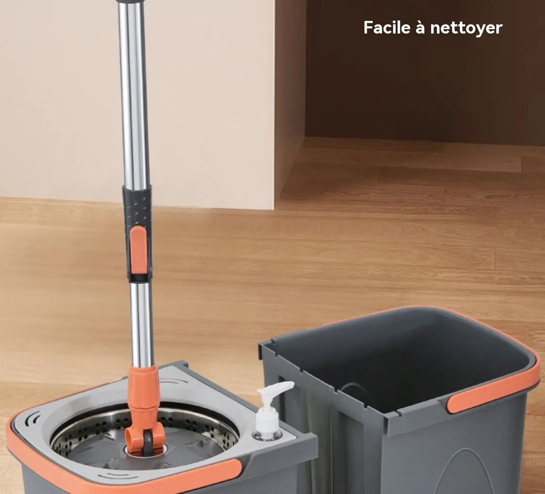 Tampon de vadrouille en microfibre réutilisable