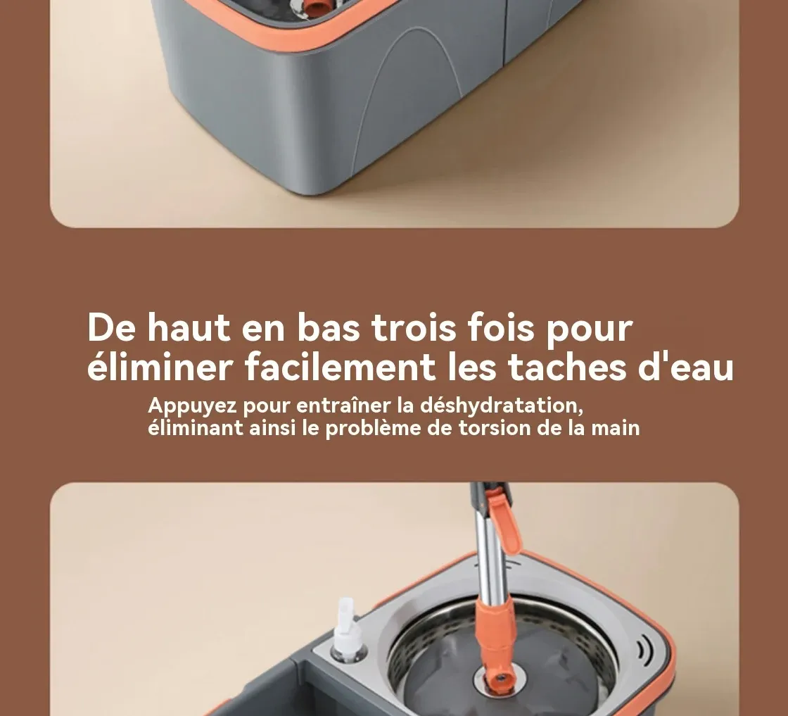 Vue de la tête de vadrouille sous différents angles