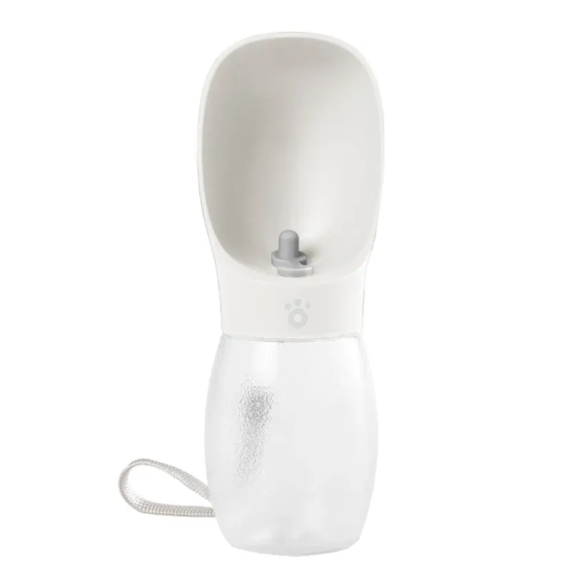 Bouteille d'eau portable pour chien 300 ml avec bol intégré, adaptée aux chiots, aux chiens de petite et moyenne taille et aux chats, idéale pour la randonnée 8