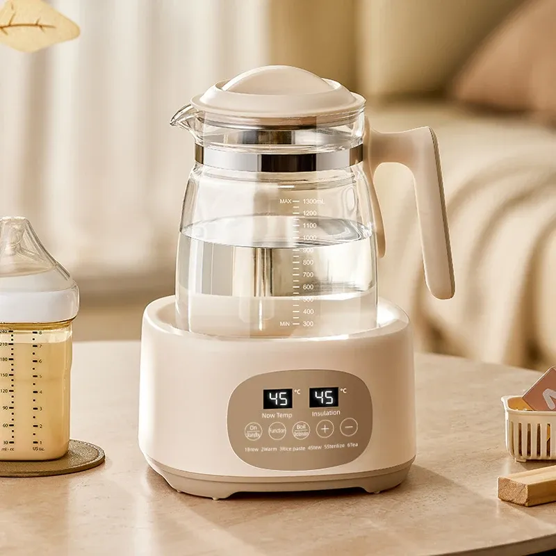 Bouilloire électrique 1300 ml pour bébé à régulation de température constante, 220 V