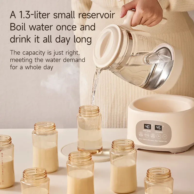 Bouilloire électrique 1300 ml pour bébé à régulation de température constante, 220 V 2
