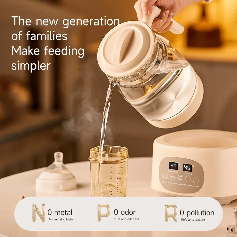 Bouilloire électrique 1300 ml pour bébé à régulation de température constante, 220 V 5
