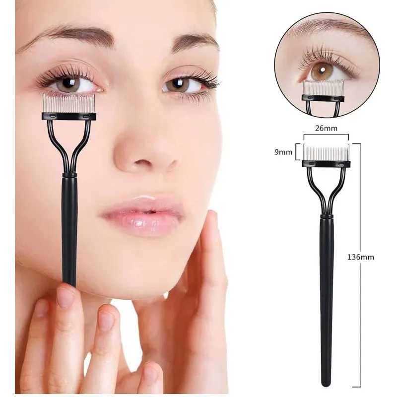 Peigne à cils en acier inoxydable, utilisation