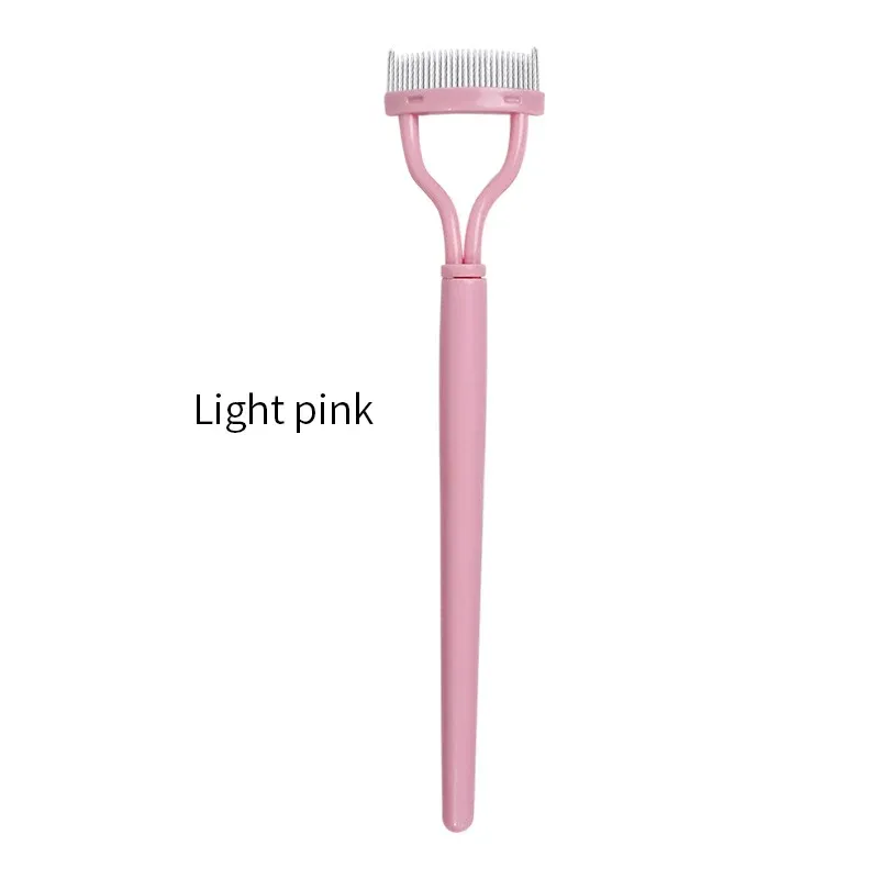 Peigne séparateur de cils en acier inoxydable à dents métalliques 8
