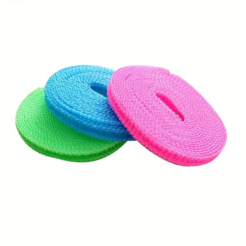 Corde à linge d'extérieur en nylon antidérapant, corde de voyage professionnelle coupe-vent, longueur 5 ou 10 mètres 6