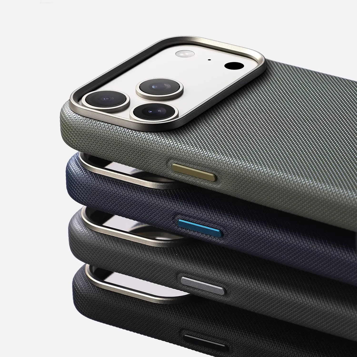 Étui magnétique en cuir PU avec cadre de protection d'objectif en alliage pour iPhone 18, 17, 16 Pro Max, 15, 14, 13, compatible avec la charge sans fil MagSafe 2