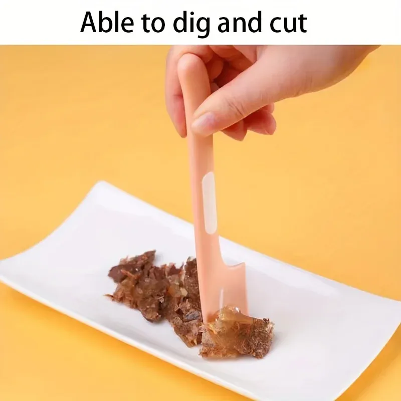 Cuillère en silicone réutilisable pour aliments humides pour animaux de compagnie 2
