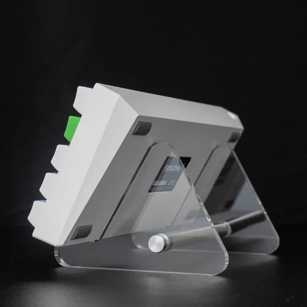 Support de clavier en acrylique transparent à plusieurs niveaux pour clavier mécanique 4