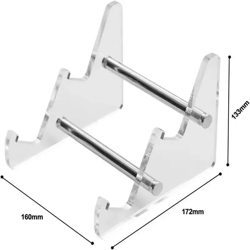 Support de clavier en acrylique transparent à plusieurs niveaux pour clavier mécanique 8