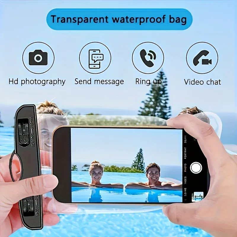 Utilisation de la pochette pendant une activité nautique