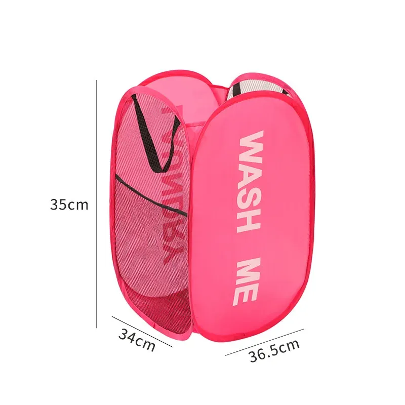 Panier à linge pliable extra large, organisateur de rangement épais et résistant pour salle de bain, dortoir et placard 9