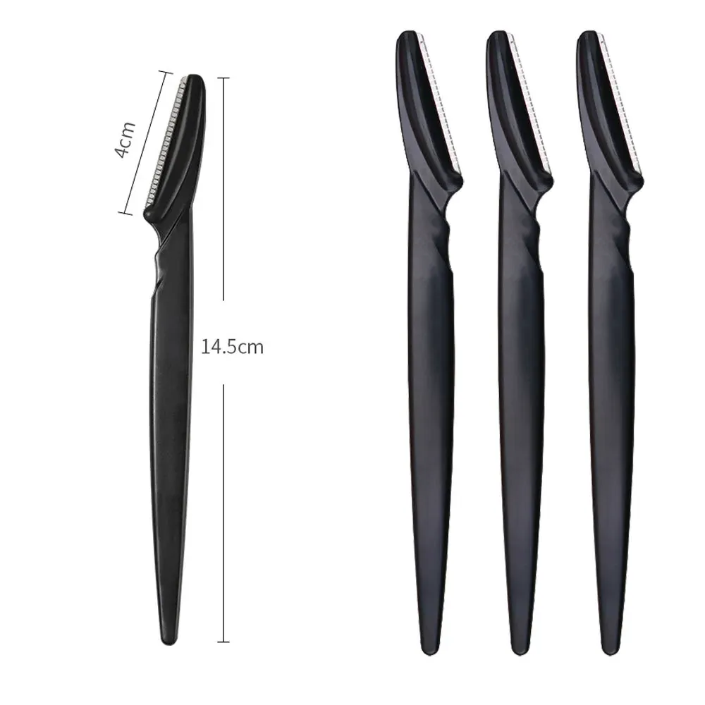 Rasoir à sourcils portable pour le visage, épilateur yeux et sourcils, lames de rasoir 5