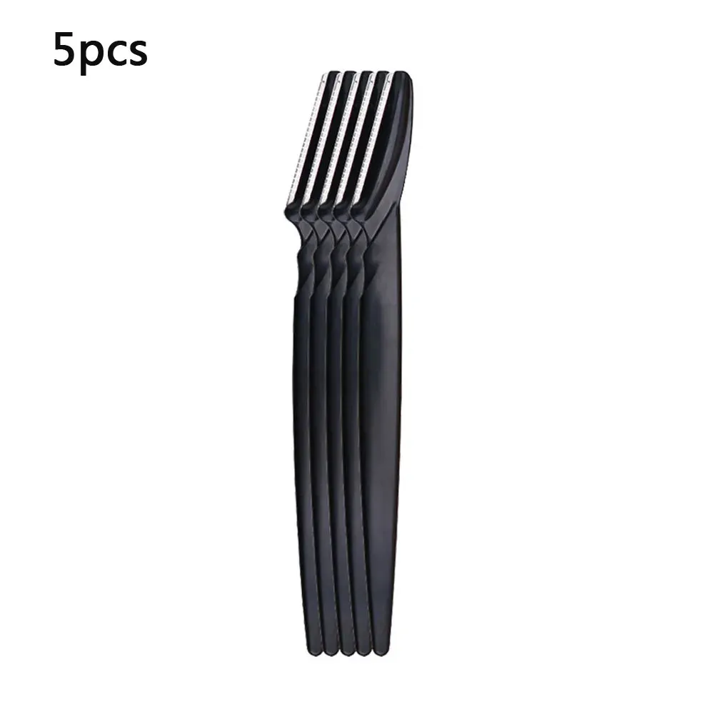 Rasoir à sourcils portable pour le visage, épilateur yeux et sourcils, lames de rasoir 12