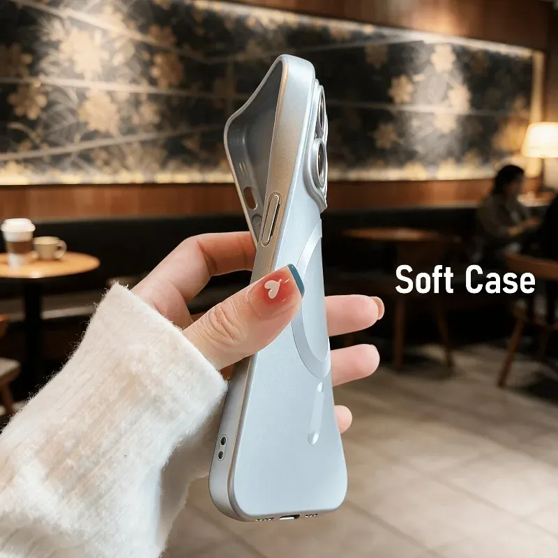 Coque magnétique vue de profil