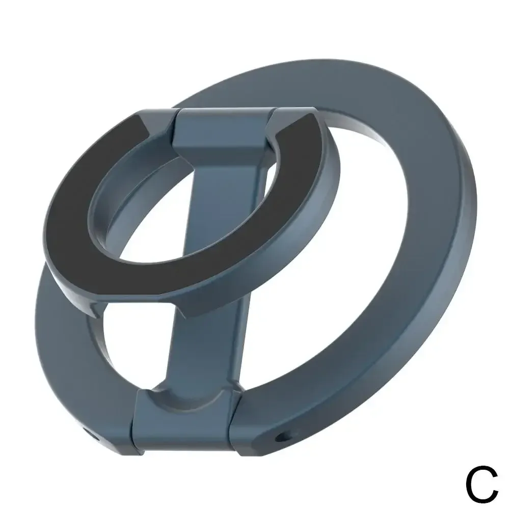 Support magnétique double face pour téléphone portable de bureau, rotatif à 360°, ultra-fin et pliable, compatible iPhone 15, 16 et 17 9