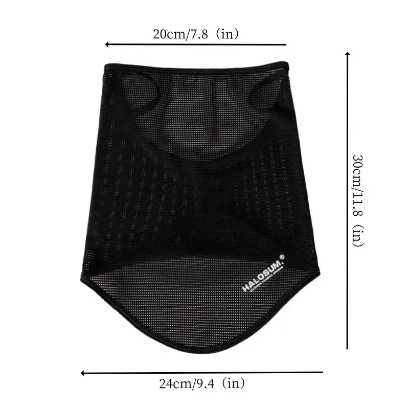 Masque en soie glacée, finition et couture