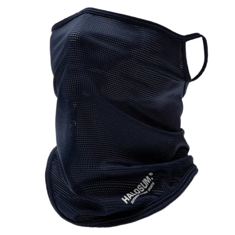 Masque en soie glacée respirant à séchage rapide, anti-UV, rafraîchissant et anti-humidité, pour le cyclisme, la pêche, la randonnée et la course à pied 9
