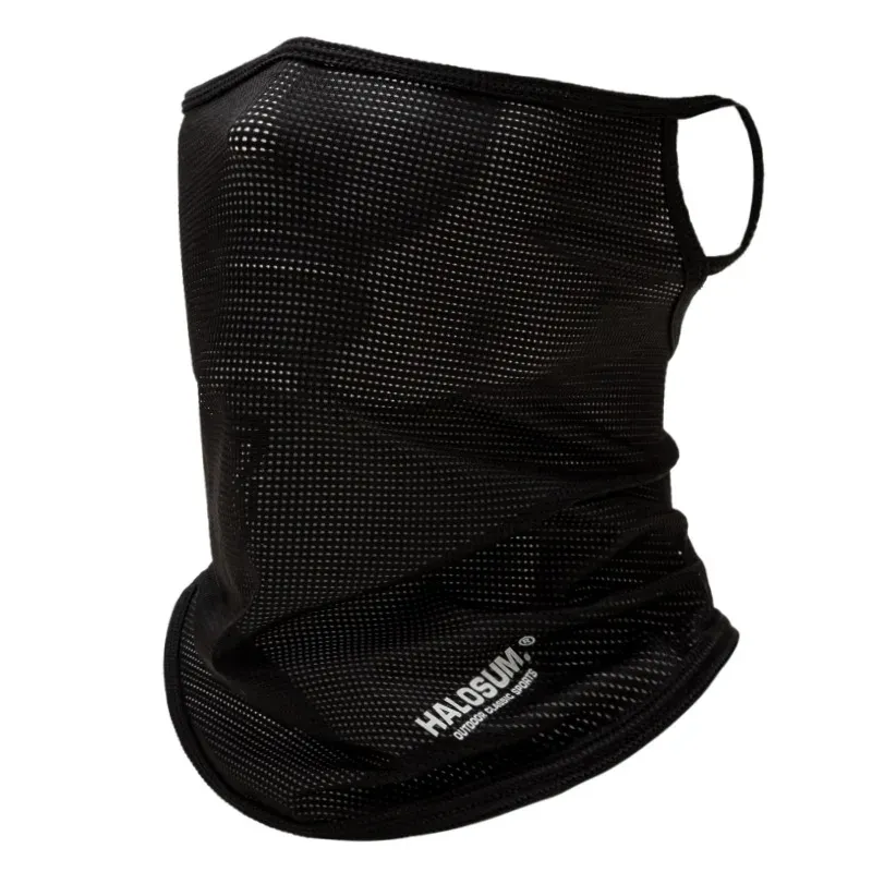 Masque en soie glacée respirant à séchage rapide, anti-UV, rafraîchissant et anti-humidité, pour le cyclisme, la pêche, la randonnée et la course à pied 14