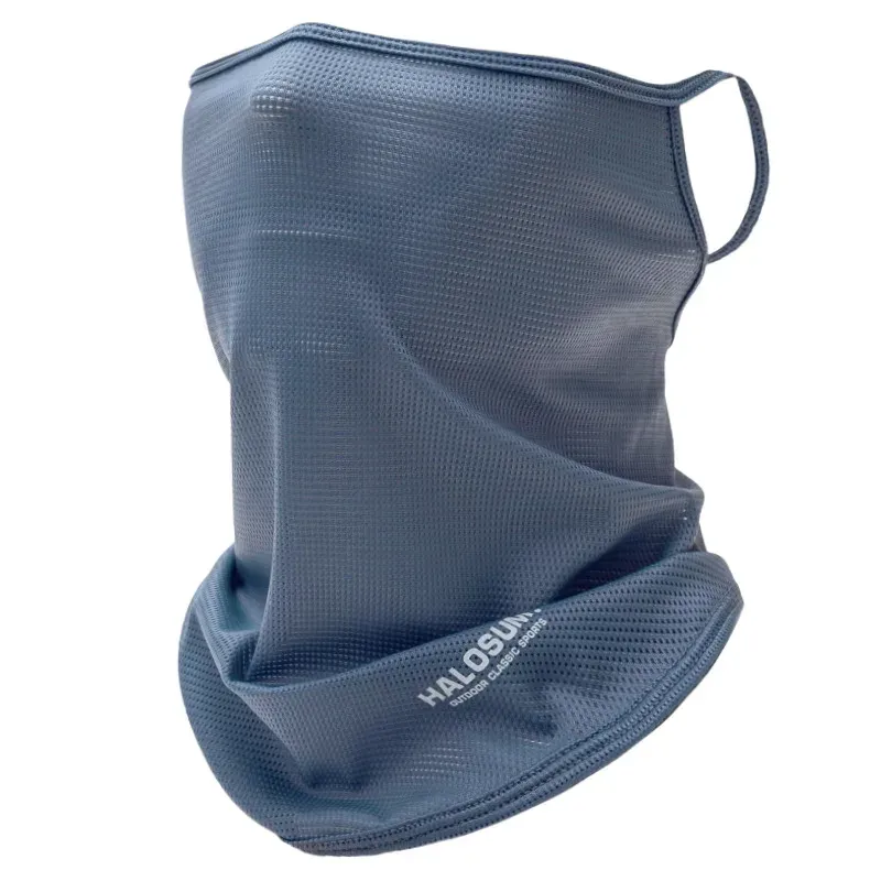 Masque en soie glacée respirant à séchage rapide, anti-UV, rafraîchissant et anti-humidité, pour le cyclisme, la pêche, la randonnée et la course à pied 16