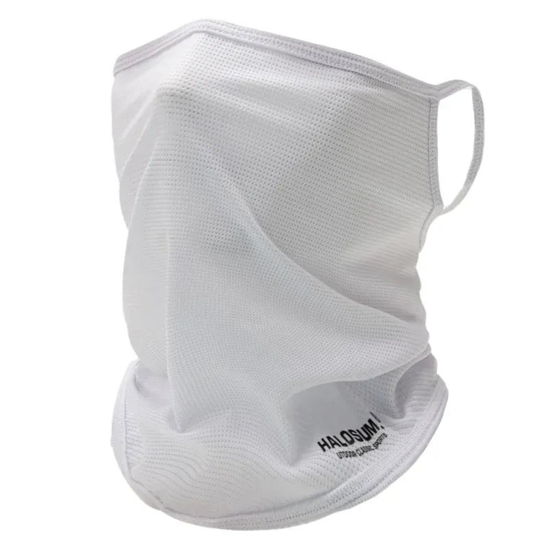 Masque en soie glacée respirant à séchage rapide, anti-UV, rafraîchissant et anti-humidité, pour le cyclisme, la pêche, la randonnée et la course à pied 15