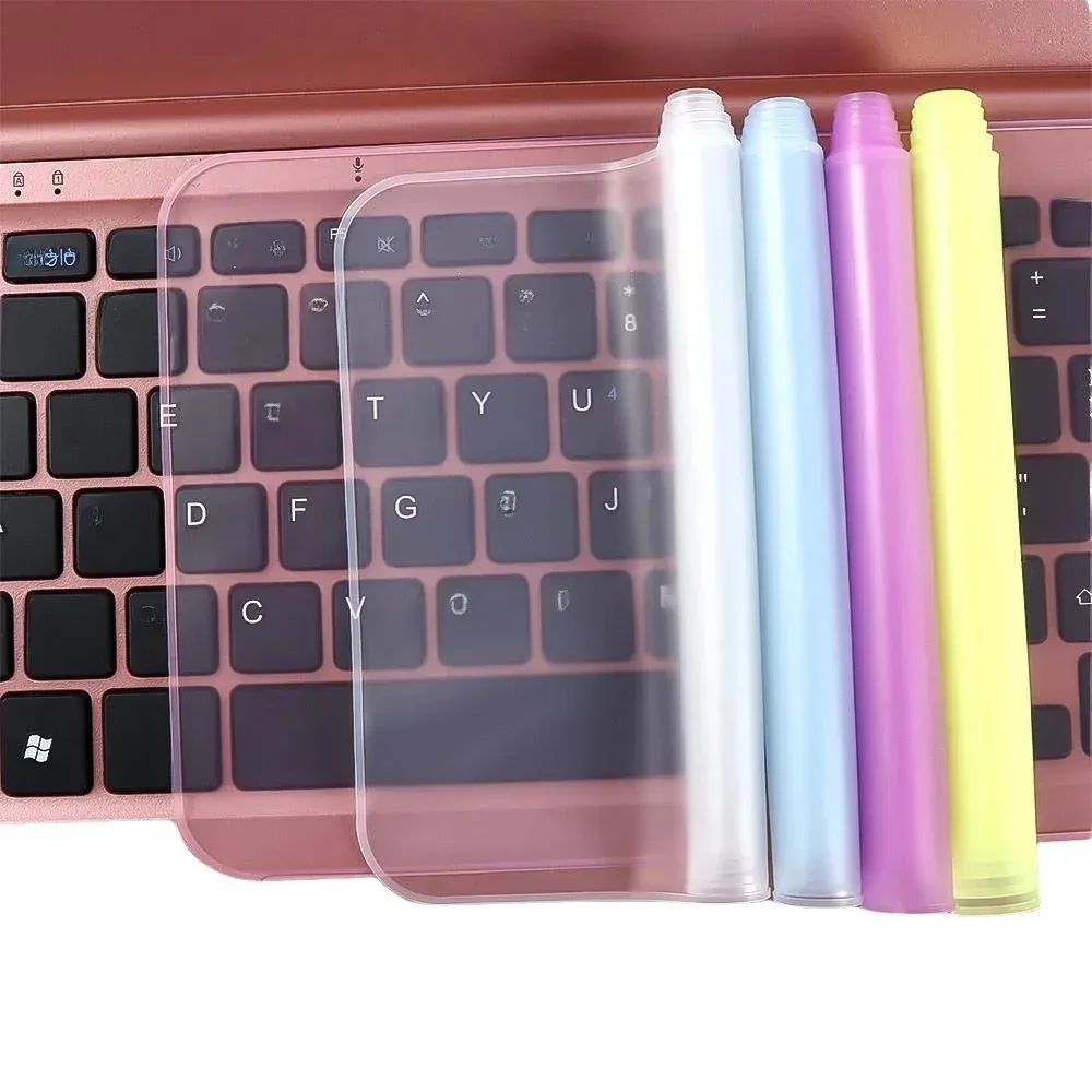 Housse de protection universelle en silicone pour clavier d'ordinateur portable 13 à 17 pouces, étanche et anti-poussière