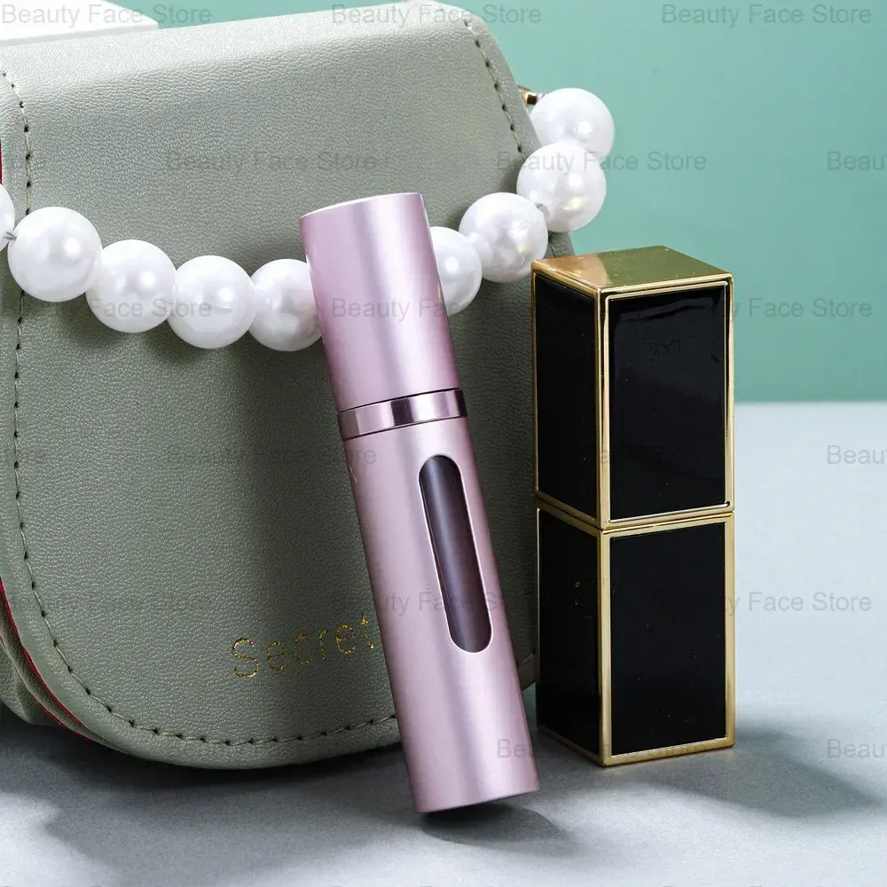 Flacon de parfum rechargeable en verre 5 ml / 8 ml avec pompe vaporisateur 3