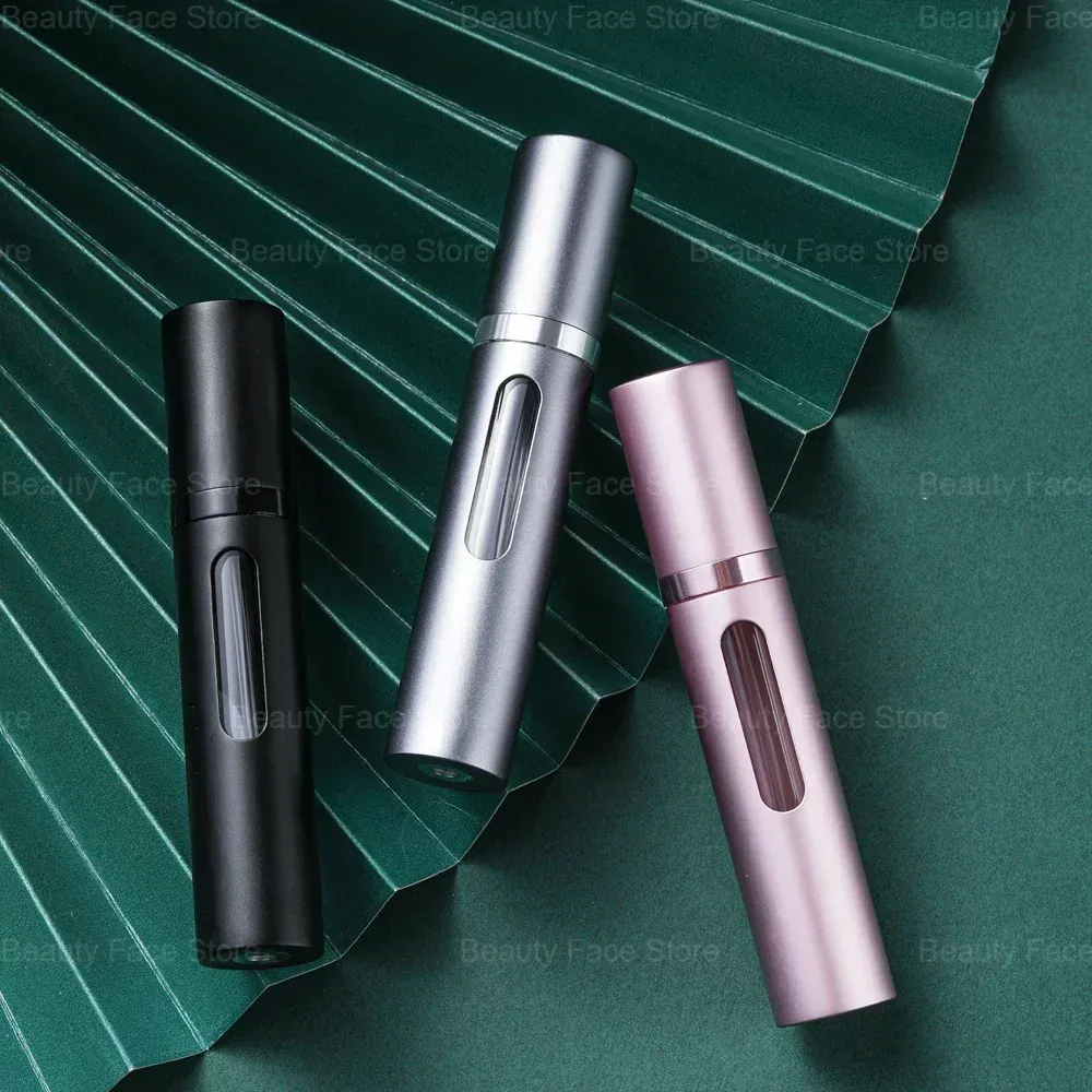 Flacon de parfum rechargeable en verre 5 ml / 8 ml avec pompe vaporisateur 4